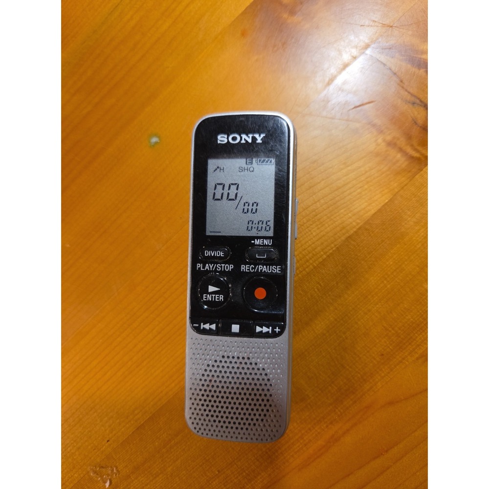 Sony ICD-BX112 Digital Voice Recorder 2GB Memory Handheld Dictation AAA Battery